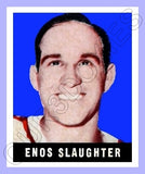 Enos Slaughter 1948 Leaf Reproduction Card - 3875