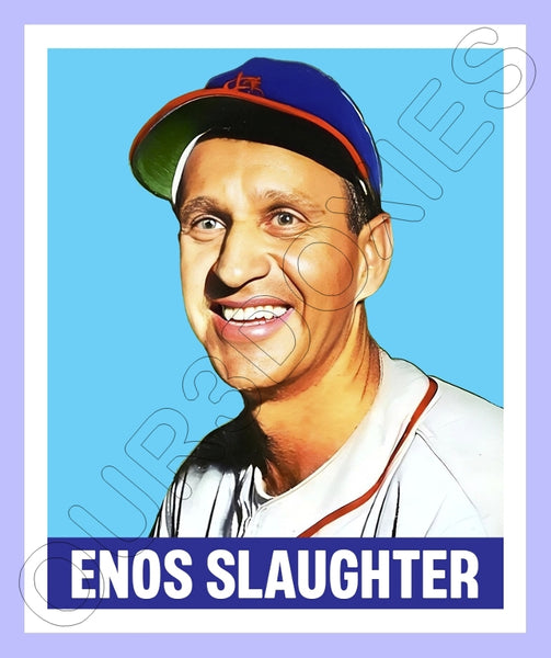 Enos Slaughter 1948 Leaf Custom Card - 3983