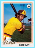 Ozzie Smith 1978 Topps Custom Card - 4906