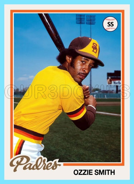 Ozzie Smith 1978 Topps Custom Card - 4906