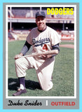 Duke Snider 1970 Topps Custom Card - 4575