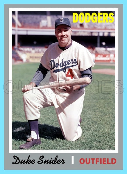Duke Snider 1970 Topps Custom Card - 4575