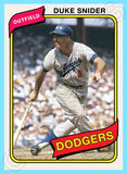 Duke Snider 1980 Topps Custom Card - 4939