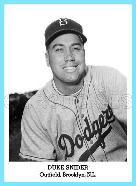 Duke Snider 1947 Tip Top Bread Custom Card - 3850