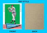 Duke Snider 1961 Fleer Custom Card - 4230
