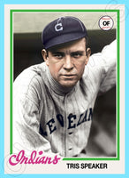 Tris Speaker 1978 Topps Custom Card - 4907