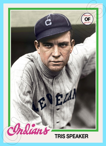 Tris Speaker 1978 Topps Custom Card - 4907