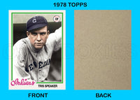 Tris Speaker 1978 Topps Custom Card - 4907