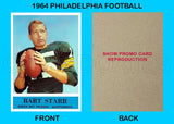 Bart Starr 1964 Philadelphia Football Reproduction Card - 4361