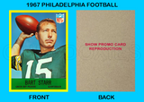 Bart Starr 1967 Philadelphia Football Reproduction Card - 4523