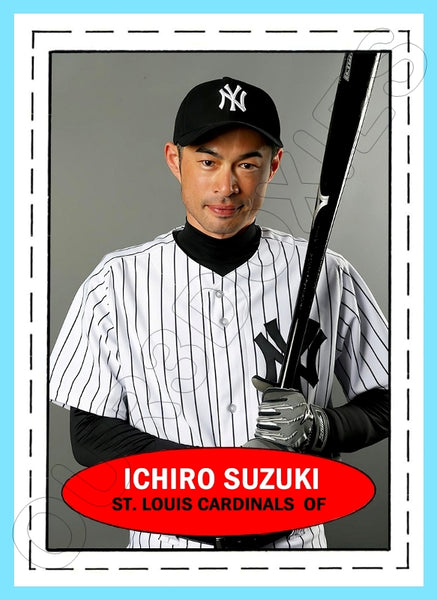 Ichiro Suzuki 1971 Bazooka Custom Card - 4681