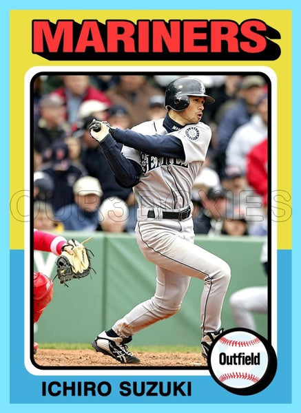 Ichiro Suzuki 1975 Topps Custom Card - 4843