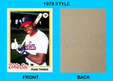 Frank Thomas 1978 Topps Custom Card - 4908
