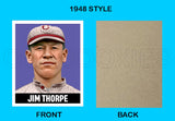 Jim Thorpe 1948 Leaf Custom Card - 3988