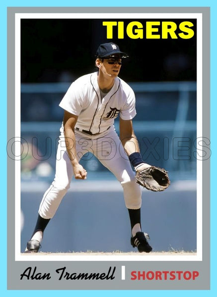Alan Trammell 1970 Topps Custom Card - 4577
