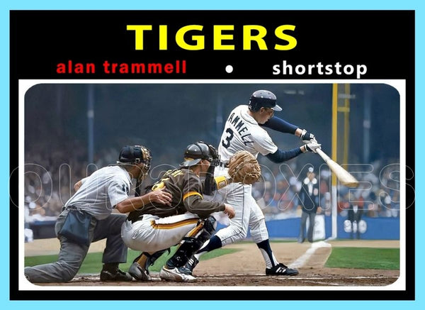 Alan Trammell 1971 Topps Custom Card - 4613