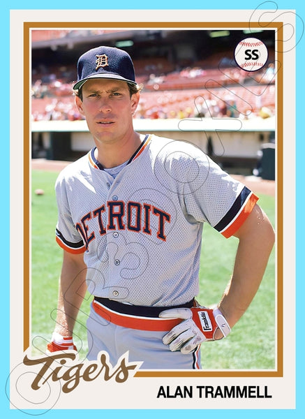 Alan Trammell 1978 Topps Custom Card - 4909