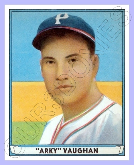 Arky Vaughn 1941 Play Ball Reproduction Card - 3801