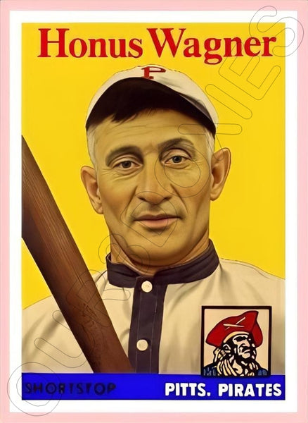 Honus Wagner 1958 Topps Custom Card - 4148