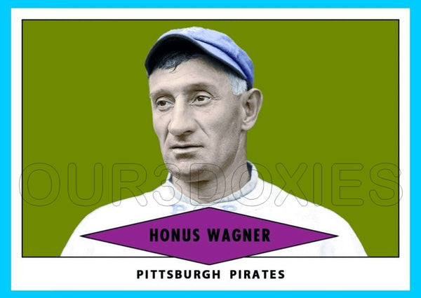 Honus Wagner 1954 Red Heart Custom Card - 4061