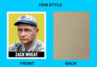 Zach Wheat 1948 Leaf Custom Card - 3992