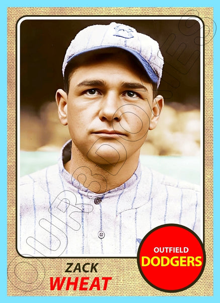 Zack Wheat 1968 Topps Custom Card - 4513
