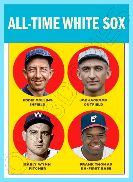 Collins Jackson All Time White Sox 1963 Topps Custom Card - 4358