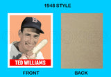 Ted Williams 1948 Leaf Custom Card - 3993
