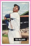 Ted Williams 1951 Bowman Reproduction Card - 4026