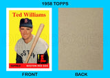 Ted Williams 1958 Topps Custom Card - 4150