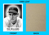 Ted Williams 1960 Leaf Custom Card - 4436