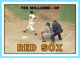 Ted Williams Red Sox 1967 Topps Custom Card - 4496