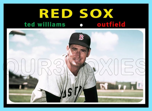 Ted Williams 1971 Topps Custom Card - 4615