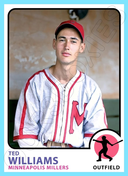 Ted Williams 1973 Topps Custom Card - 4797