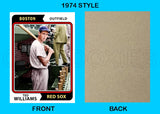 Ted Williams 1974 Topps Custom Card - 4827