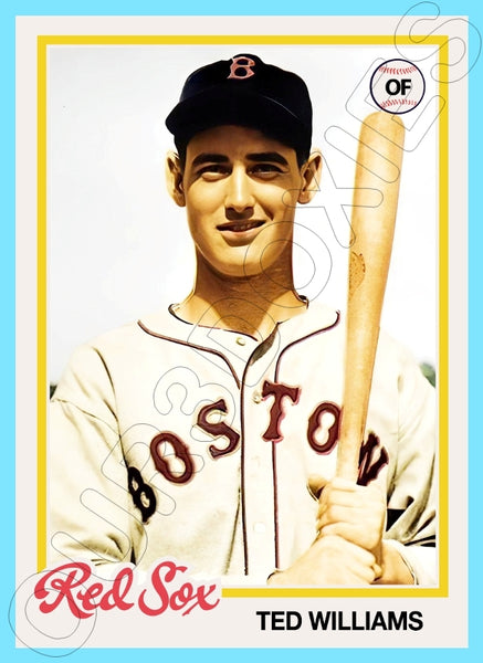 Ted Williams 1978 Topps Custom Card - 4910