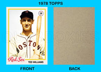 Ted Williams 1978 Topps Custom Card - 4910