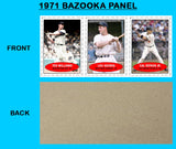 Gehrig Williams Ripken 1971 Bazooka Panel #3 Custom Card - 4719
