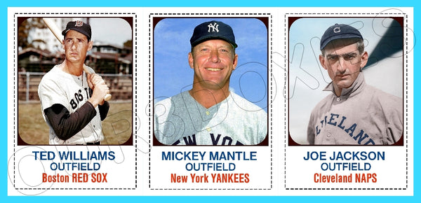 Mantle Williams Jackson 1975 Hostess Panel #3 Custom Card - 4722