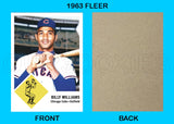 Billy Williams 1963 Fleer Custom Card - 4339