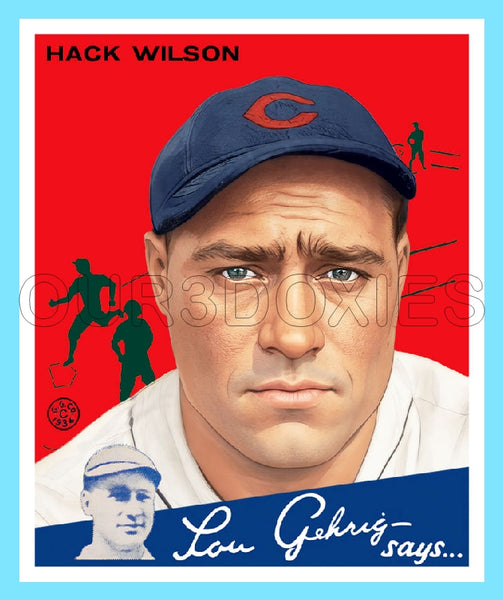 Hack Wilson 1934 Goudey Custom Card - 3733