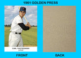 Carl Yastrzemski 1961 Golden Press Custom Card - 4241