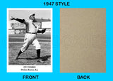 Cy Young 1947 Tip Top Bread Custom Card - 3854