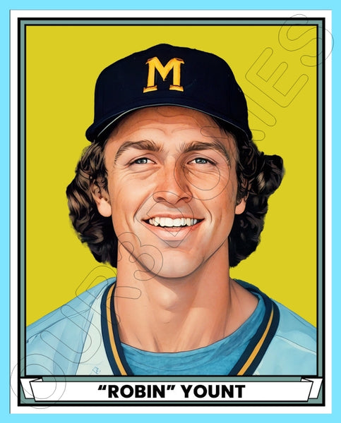 Robin Yount 1941 Play Ball Custom Card - 3806