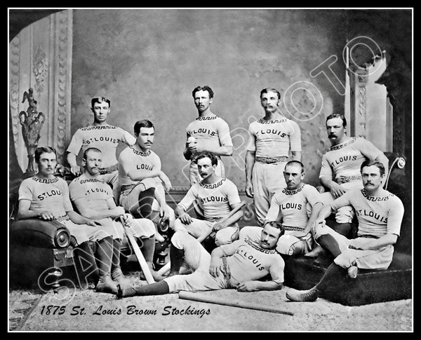1875 St Louis Browns 8X10 Photo - 1142