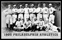 1902 Philadelphia Athletics Poster 11X17 - Flick Plank Waddell A's - 1152