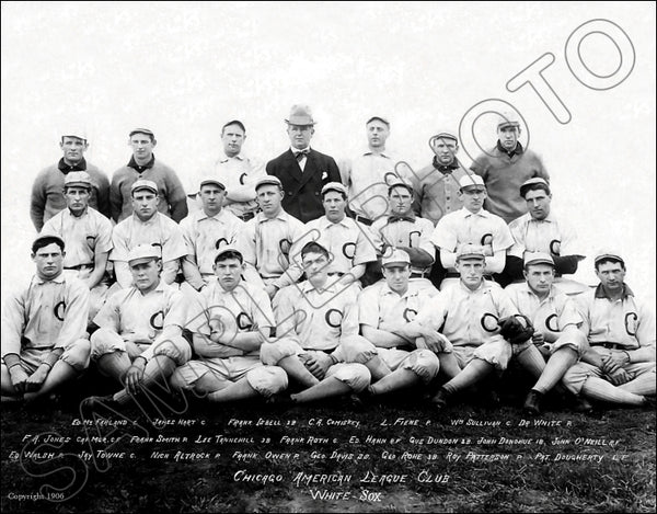 1906 Chicago White Sox 11X14 Photo - Comiskey Altrock Walsh - 1163