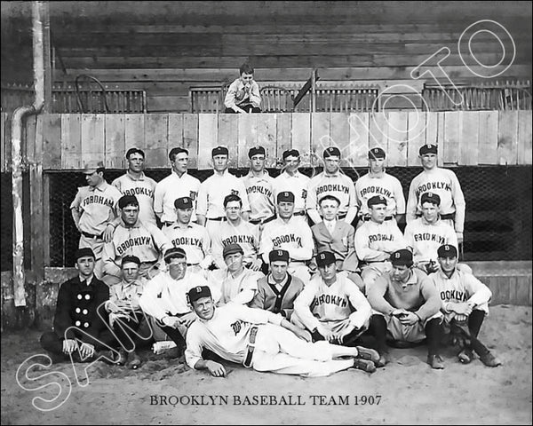1907 Brooklyn Superbas 8X10 Photo - Dodgers - 1167