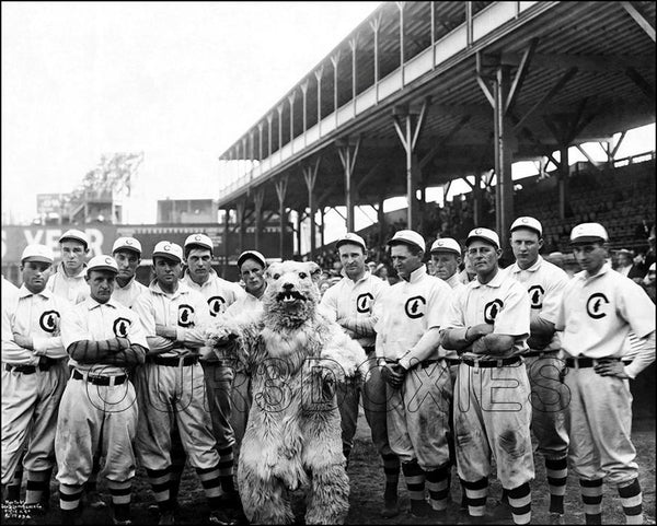 1908 Chicago Cubs 8X10 Photo - World Series Champs Mascot - 1173