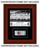 1908 Chicago Cubs World Series Ticket Matted Photo Display 11X14 - 2114